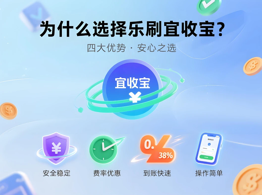 为什么选择乐刷宜收宝？一篇文章带你全面了解这款支付工具