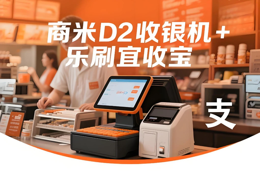 商米D2收银机+乐刷宜收宝：智能收银解决方案助力商家高效经营