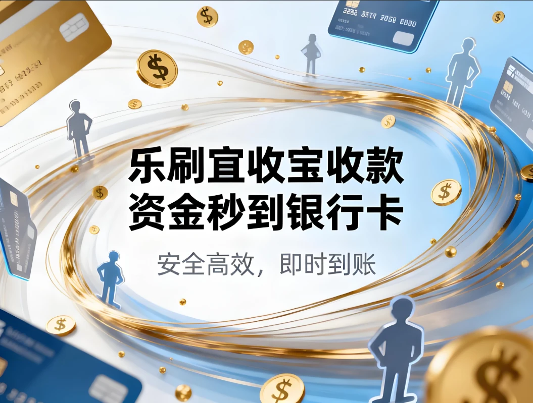 乐刷宜收宝收款：资金秒到银行卡，安全高效更省心！